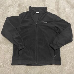 Columbia Men’s Zip-Up Black Fleece Jacket